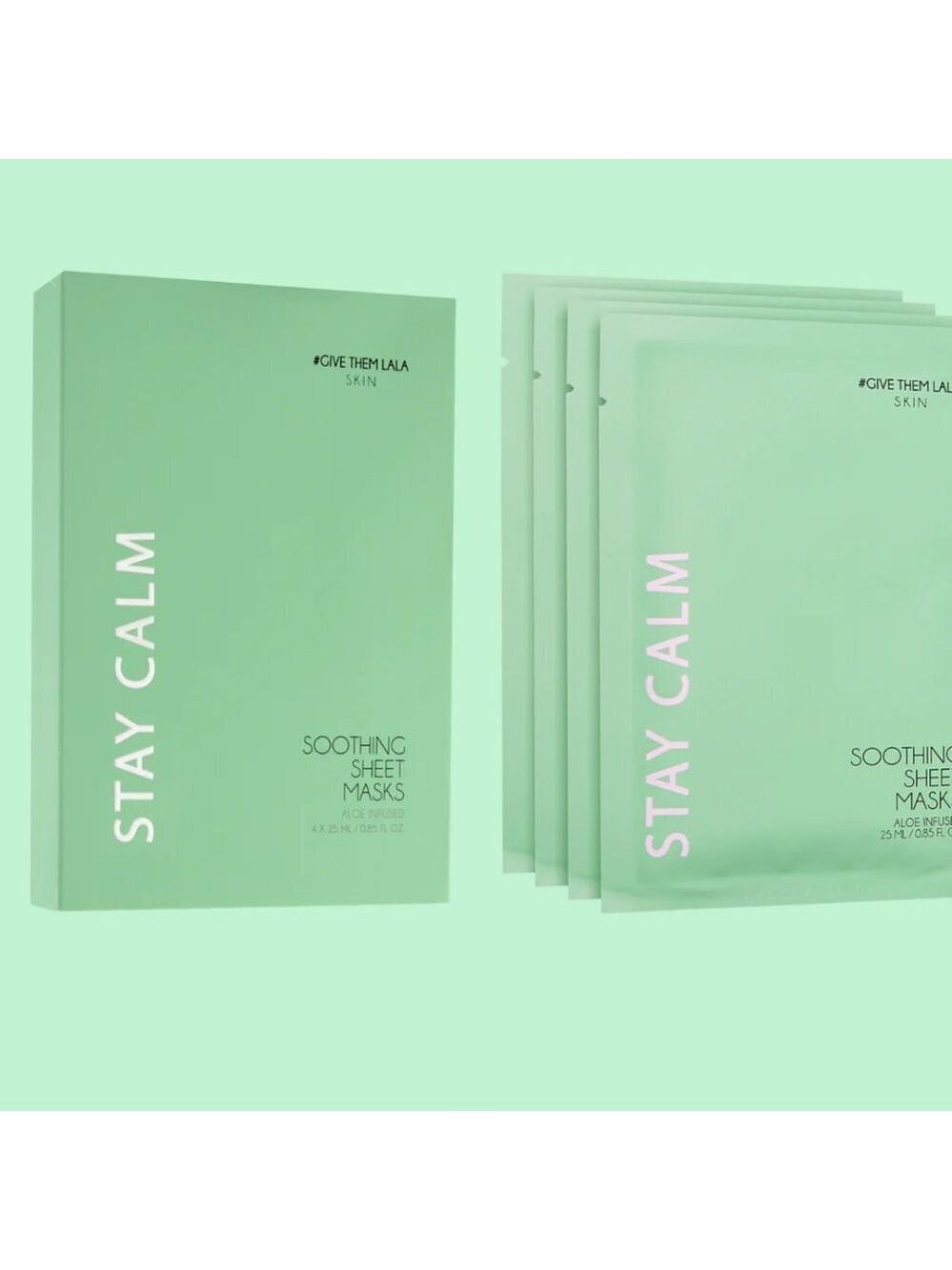Give Them Lala Skin Stay Calm Soothing Sheet Mask